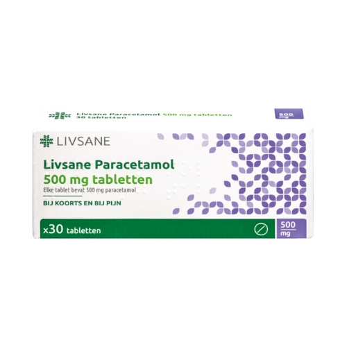 Livsane Paracetamol 500mg Tabletten 30 stuks