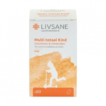 Livsane Multi Totaal Kind Kauwtabletten 60 stuks