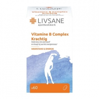 Livsane Vitamine B Complex Krachtig Tabletten 60 Stuks