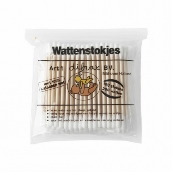 Difrax houten wattenstokjes