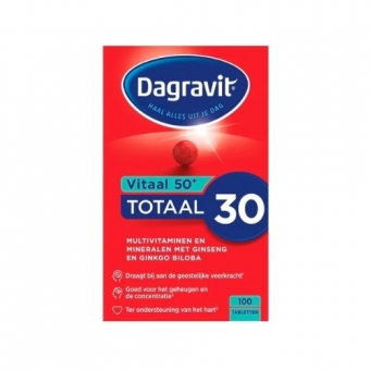 Dagravit Totaal 30 50+ Tabletten 100 stuks