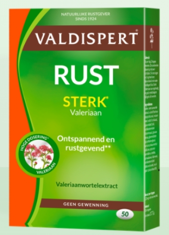 Valdispert Rust Sterk Valeriaan Tabletten 50 stuks