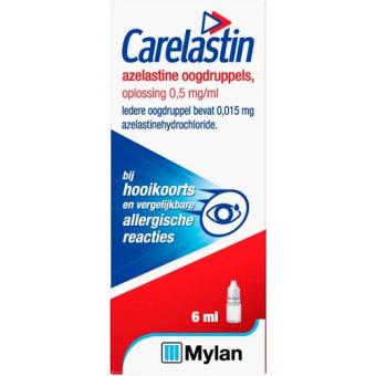 Carelastin Azelastine 0,5mg/ml Oogdruppels 6ml