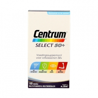 Centrum Select 50+ Multivitamines Tabletten 180 stuks