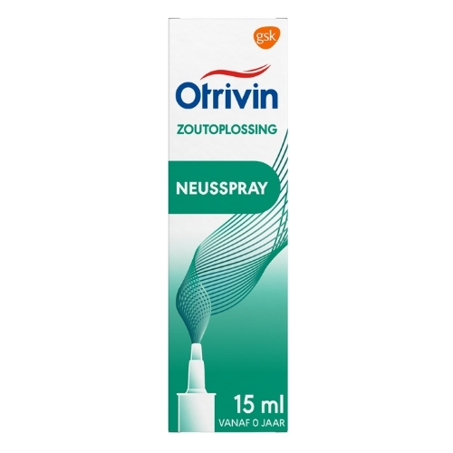 Otrivin Zoutoplossing Vanaf 0 Jaar Neusspray 15ml