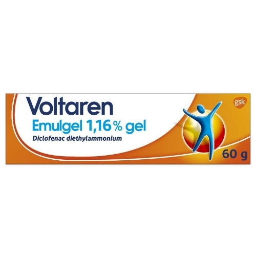 Voltaren Emulgel 1,16% Diclofenac 11,6mg Gel 60g