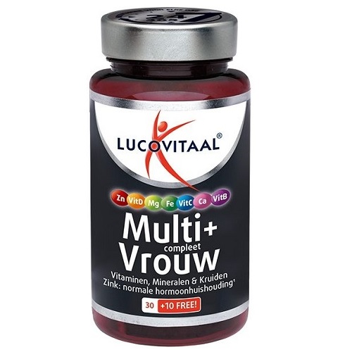 Lucovitaal Multivitamine Vrouw Tabletten 40 stuks