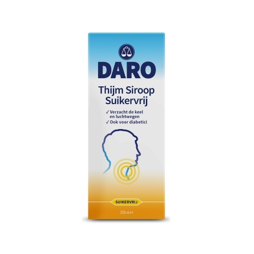 Daro Thijm Suikervrij Siroop 200ml