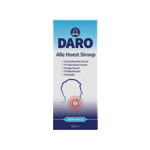 Daro Alle Hoest Siroop 150ml