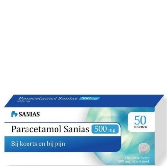 Sanias Paracetamol 500mg Tabletten 50 stuks