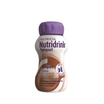 Nutricia Nutridrink Compact Chocolade Flesjes 4 x 125ml