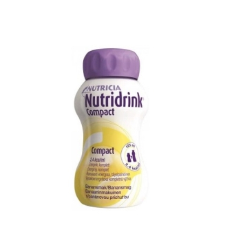 Nutridrink Compact Drinkvoeding Banaan Flesje 4 x 125 ml