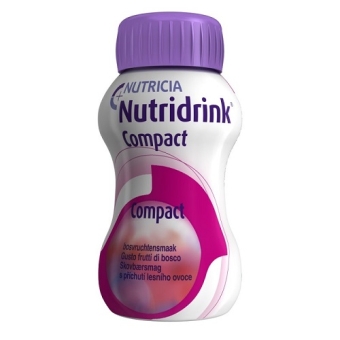 Nutricia Nutridrink Compact Bosvruchten Flesjes 4 x 125ml