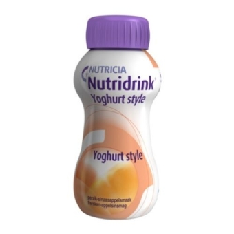 Nutridrink Yoghurt Style Drinkvoeding Perzik/Sinasappel Flesje 4 x 200 ml