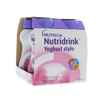 Nutricia Nutridrink Yoghurt Style Frambozen Flesjes 4 x 200ml