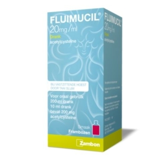 Zambon Fluimucil Acetylcysteïne 20mg/ml Drank 200ml