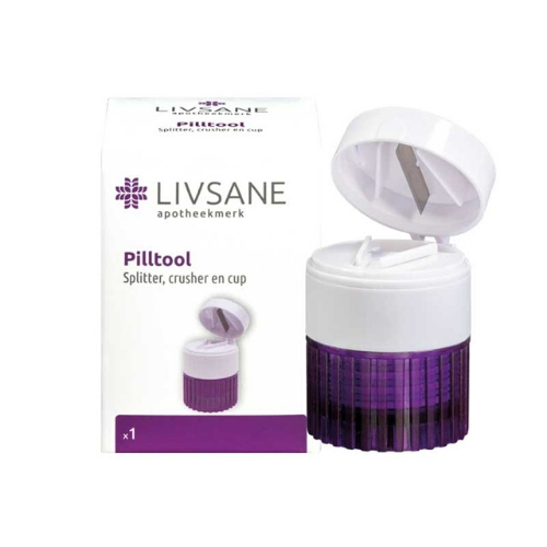 Livsane Pilltool Splitter-Crusher-Cup 1 stuk