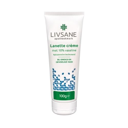 Livsane LanettecrÃ¨me met 10% vaseline 100 g