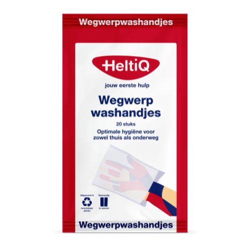 HeltiQ Wegwerpwashandjes 20 stuks