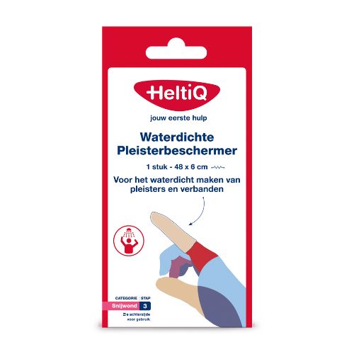 HeltiQ Waterdichte Pleisterbeschermer 48 x 5 cm, 1 karton 1 stuk
