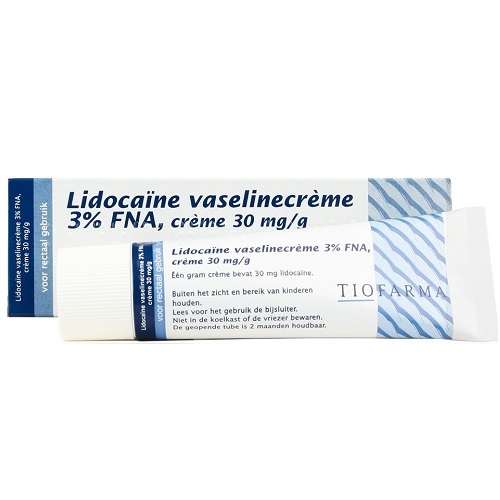 Tiofarma Lidocaïne 30mg/g Vaselinecrème 30g