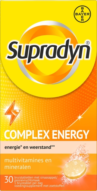 Supradyn energy complex bruistablet 30 st