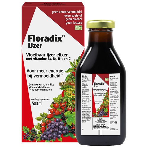 Salus Floradix IJzer-Elixir 500ml