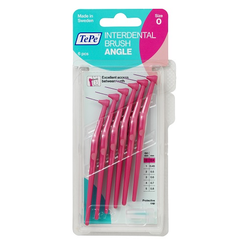 Tepe Angle 0.4mm Roze Interdental Ragers 6 stuks