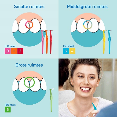 Tepe Angle 0.45mm Oranje Interdental Ragers 6 stuks