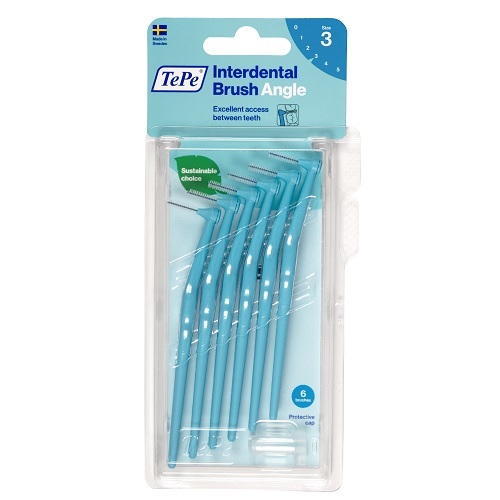 Tepe Angle 0.6mm Blauw Interdental Ragers 6 stuks