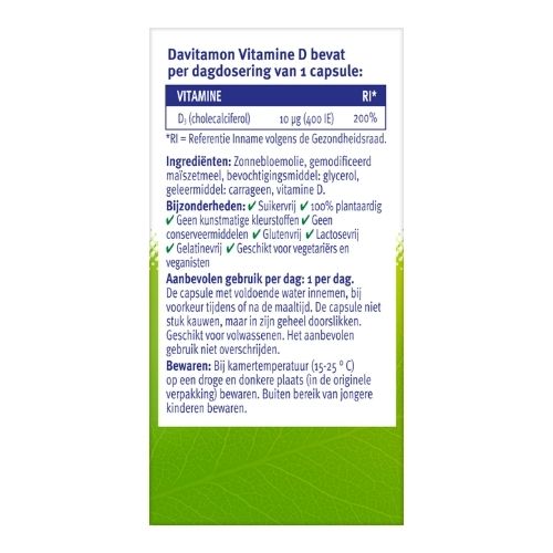 Davitamon Vegan Vitamine D Capsules 30 stuks