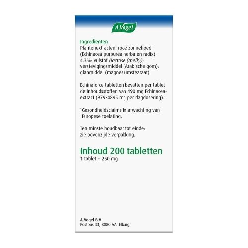 A.Vogel Echinaforce Tabletten 200 stuks