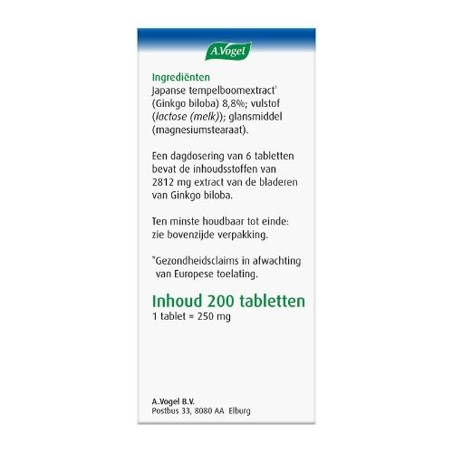 A.Vogel Geriaforce Tabletten 200 stuks