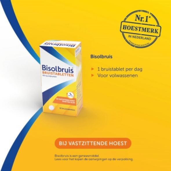 Bisolbruis Acetylcysteïne 600mg Bruistabletten 10 stuks