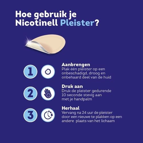 Nicotinell Stap 2 Nicotine 14mg/24uur Pleisters 7 stuks