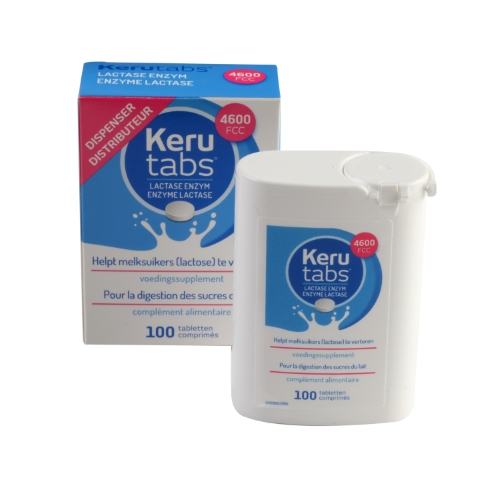 Kerutabs Lactase Enzym Tabletten 100 stuks