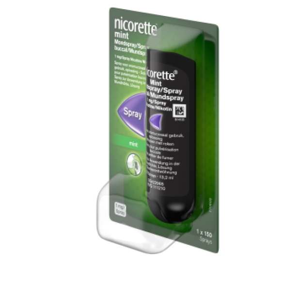 Nicorette Mint Nicotine 1mg Mondspray 13,2ml